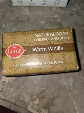 Lume Warm Vanilla Natural Soap 5 oz. Discontunued NO SEPARATING PRICE FIRM